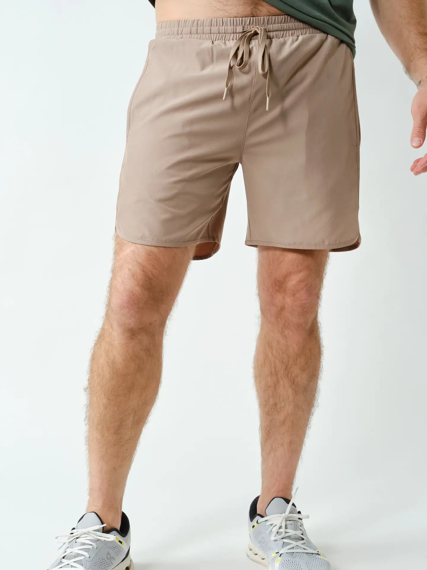 Mens Wave Accent Active Shorts