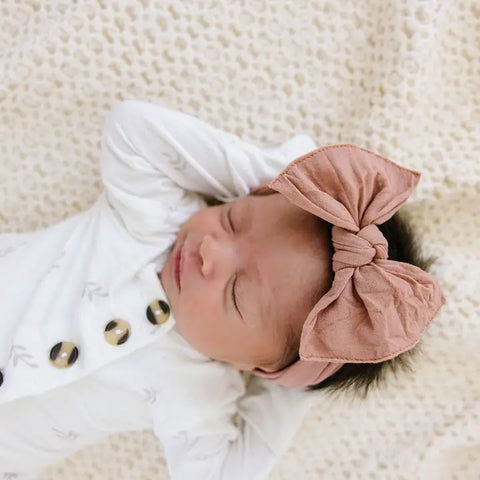 Baby Bling Bows: THE KNOT Soft Nylon Headband