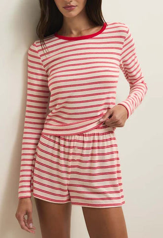 Z-Supply | Night In Stripes Longe Sleeve Top