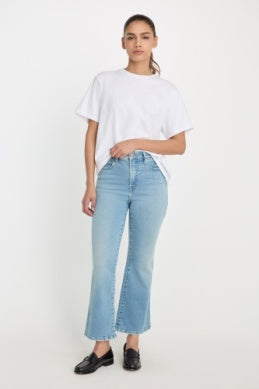 Good American | Soft Tech Good Legs Crop Mini Boot