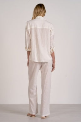 Elan | Linen Button Up Top
