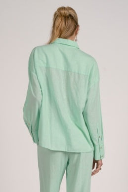 Elan | Linen Button Up Top