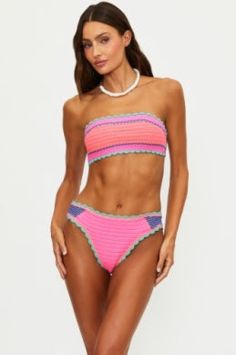Beach Riot | Rey Top in Sea Breeze Crochet