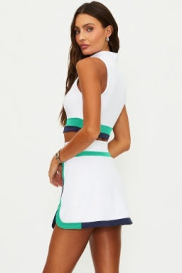 Beach Riot | Nanette Skirt in Twilight Tides Colorblock