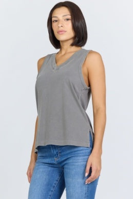 Dear John | Lauren Tank in Charcoal