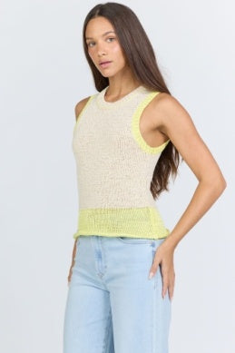 Dear John | Bayla Top in Yellow Stripe