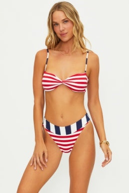 Beach Riot | Amarie Bottom in Star Spangled Stripes