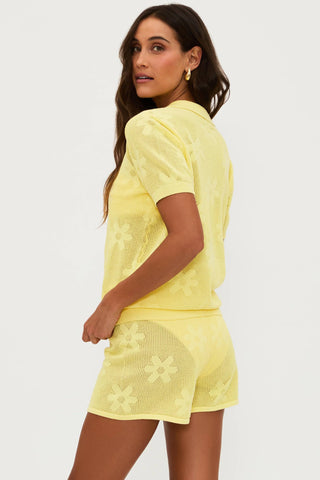 Beach Riot | Balboa Short Butter Blossom Jacquard