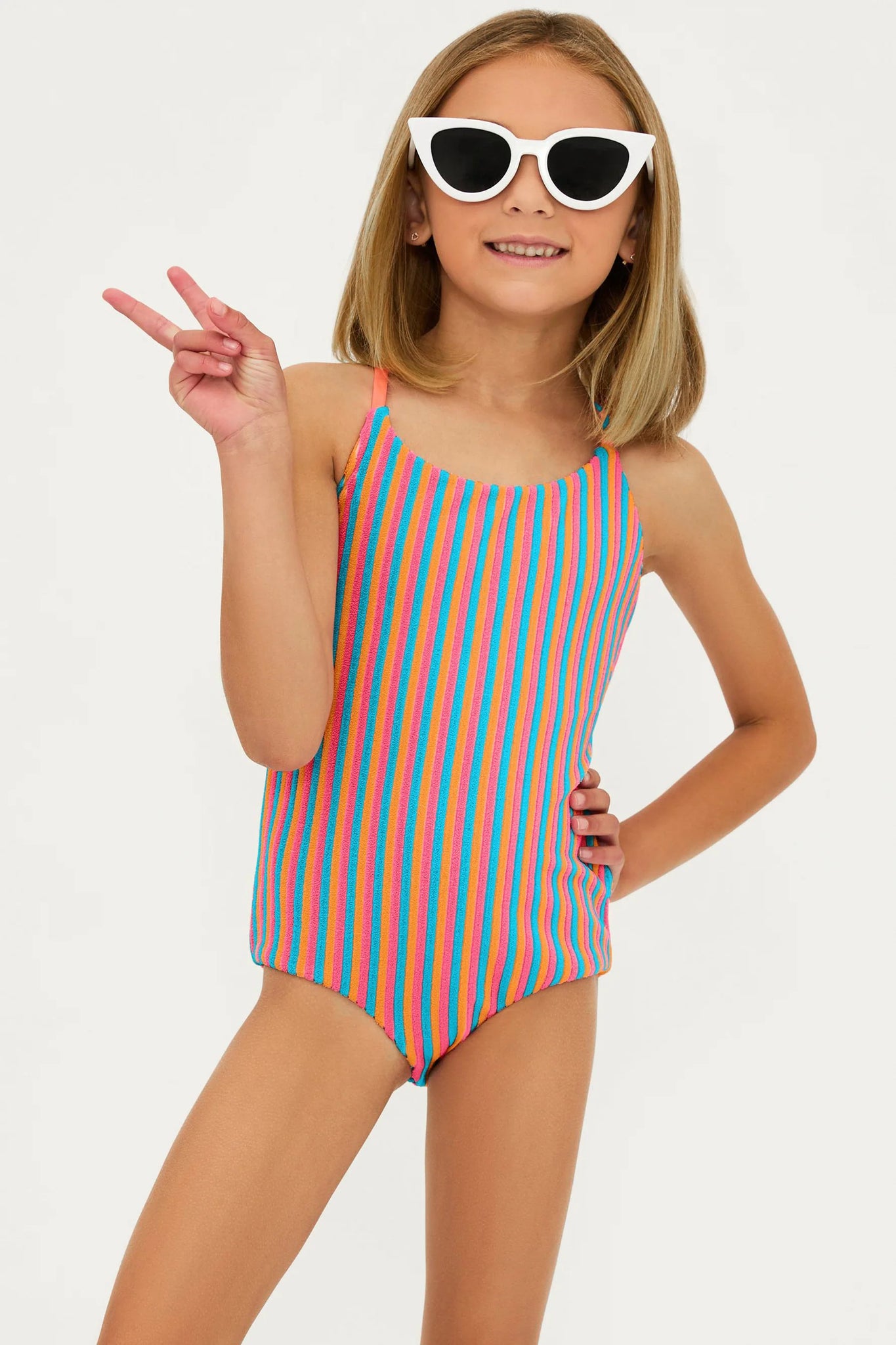 Beach Riot | Little Eva & Emmy 2 pc. | Raspberry Color Block Beach Riot | Little Eva & Emmy 2 pc. | Raspberry Color Block