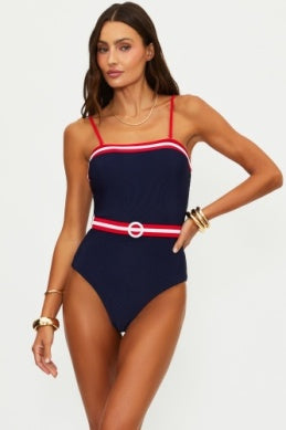 Beach Riot | Jessa One Piece in Twilight Firework Colorblock