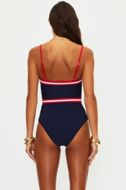 Beach Riot | Jessa One Piece in Twilight Firework Colorblock
