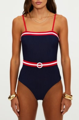 Beach Riot | Jessa One Piece in Twilight Firework Colorblock