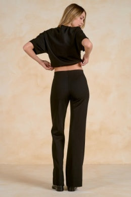 Elan | Flair Pant in Black