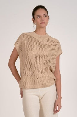 Elan | 2 Sweater S/S Open Knit