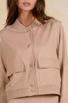 Elan | Bomber Jacket in Taupe