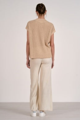 Elan | 2 Sweater S/S Open Knit