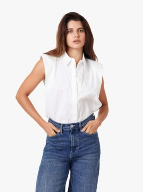 Habitual | Sleeveless Shoulder Pad Shirt