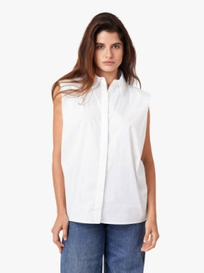 Habitual | Sleeveless Shoulder Pad Shirt