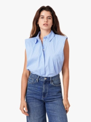 Habitual | Sleeveless Shoulder Pad Shirt