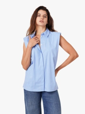 Habitual | Sleeveless Shoulder Pad Shirt