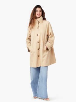 Habitual | High Neck Trench Coat