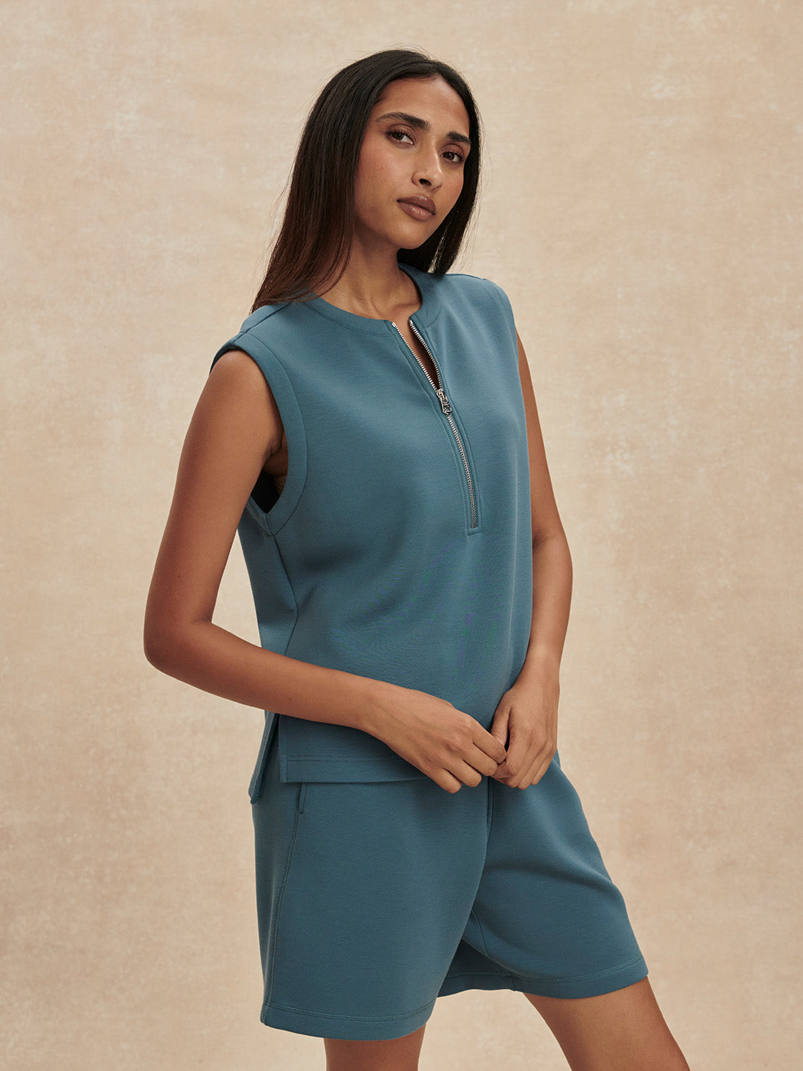 Varley | Simmons Half Zip Tank