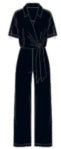 Spanx | AirEssentials Collared Tie Waist Jumpsuit