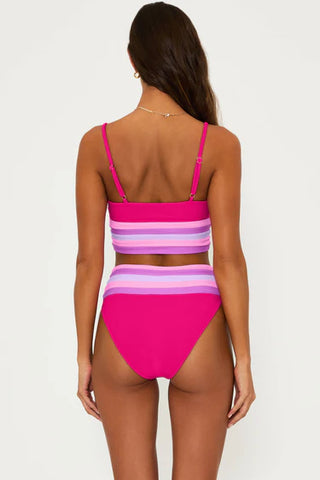 Beach Riot | Millie Bottom Raspberry Colorblock