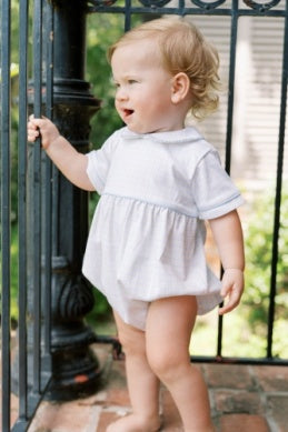 Lullaby Set | Cornflower Check Bubble