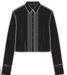 Spanx | Cropped Poplin Shirt