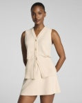 Spanx | French Rib Button Down Vest