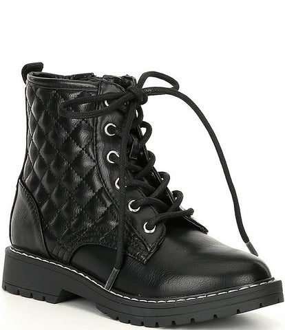 *Steve Madden Kids - J-Bettyy Quilted Moto Boots