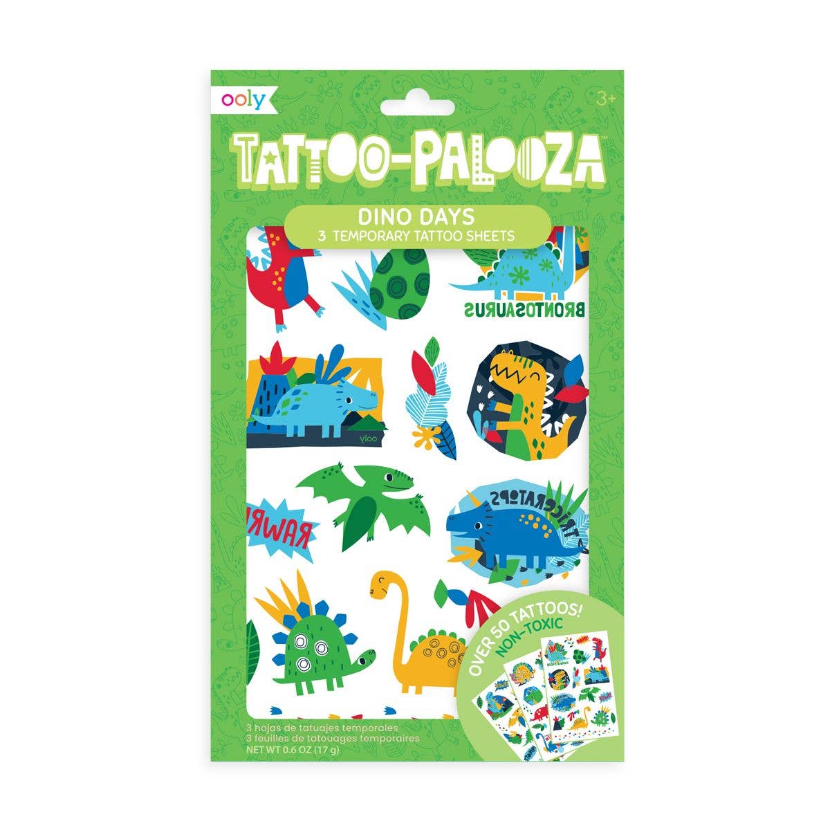 *Tattoo Palooza Temporary Tattoo: Dino Days