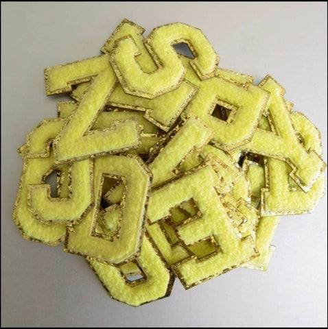 Chenille Letter Patches - This Little Piggy