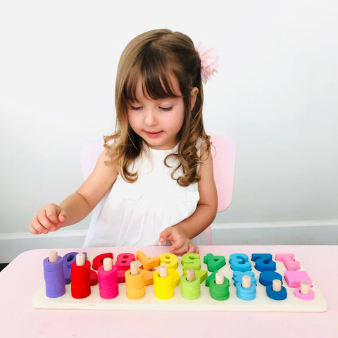 Matching Number Puzzle Board