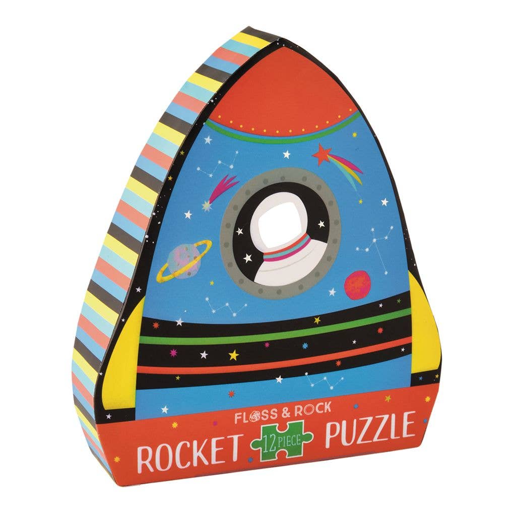 *Rocket 12pc Shaped Jigsaw with Shaped Box