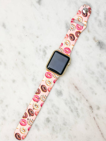 *Donuts Printed Silicone Watch Band