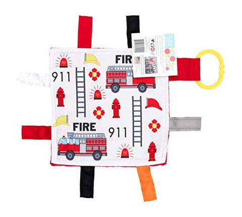 Learning Crinkle Tag Square | Firetruck