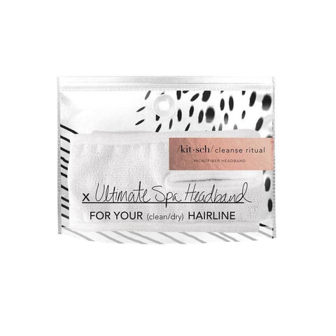 Microfiber Spa Headband - White - This Little Piggy