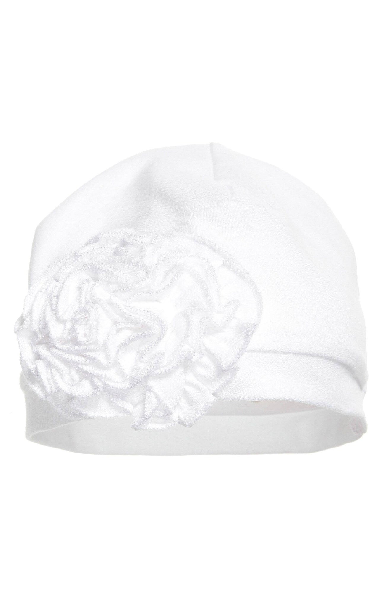 LAYETTE BASIC-White Bijou Hat