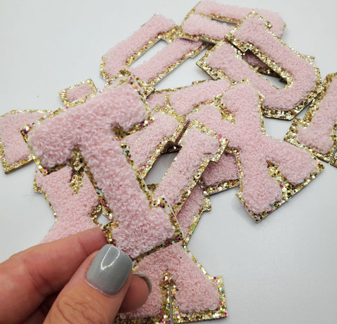 Chenille Varsity Letters singles - This Little Piggy