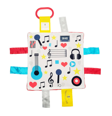 Learning Crinkle Tag Square | Music Notes