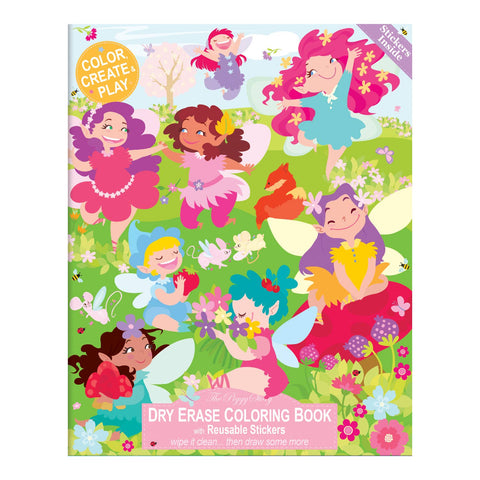 Fairy Garden Dry Erase Coloring Book - This Little Piggy