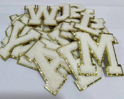 Chenille Letter Patches - This Little Piggy