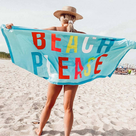 Beach Please Quick Dry Beach Towels - This Little Piggy