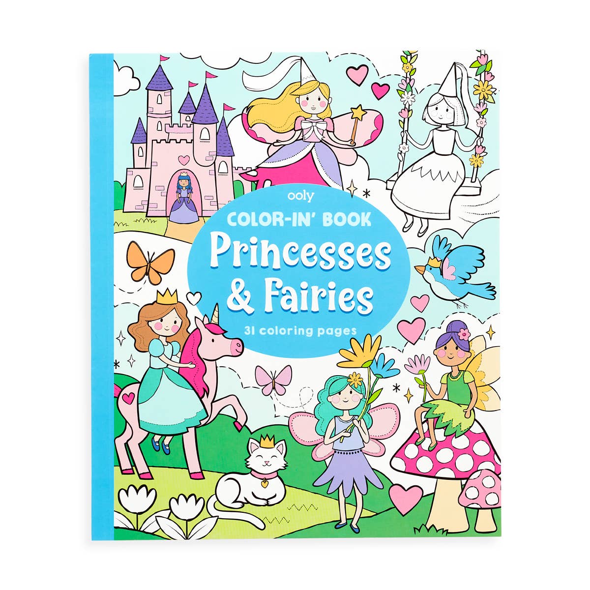 *Princesses & Fairies Color-in' Book
