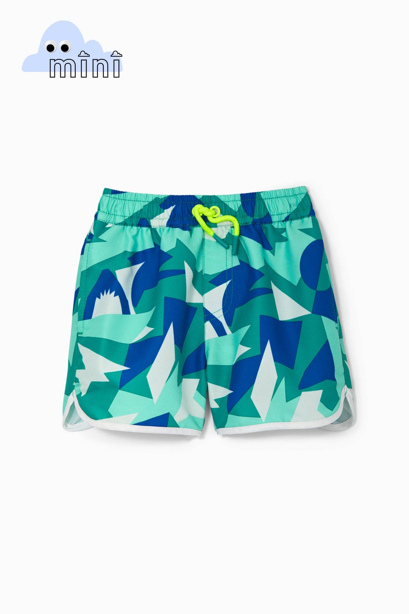 *Sharky Swim Trunk – Sea Green