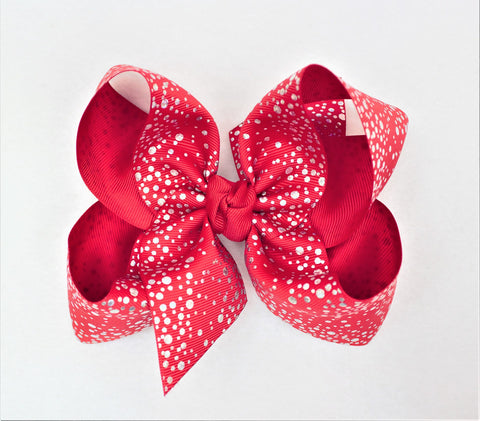 products/2_FOIL_SILVER_SWISS_DOT_RIBBON_5.5_XL_BOW_W_KNOT_ON_ALLIGATOR_CLIP--RED.jpg