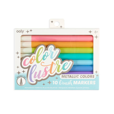 *Color Lustre Metallic Brush Markers