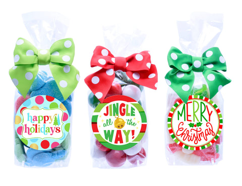 Christmas/Holiday Candy Regular Treat Bags #1